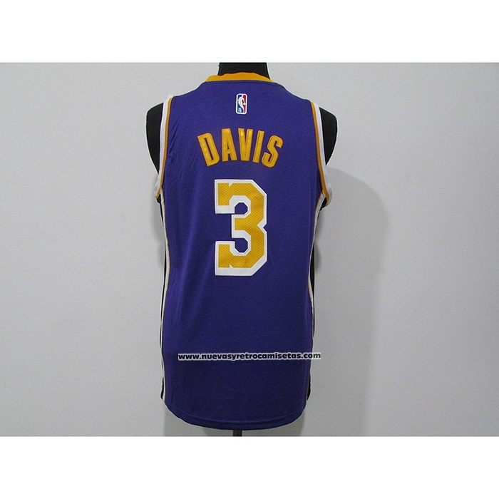 Maglia Los Angeles Lakers Anthony Davis #3 Statement 2021-22 Violaa